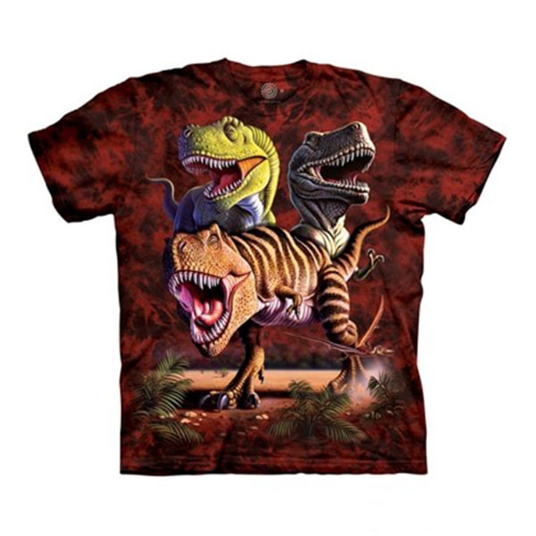 ADULT SHORT SLEEVE TEE T-REX COLLAGE
